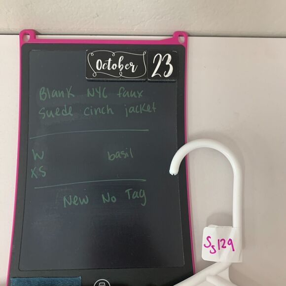 BlankNYC Jacket Womens XS Sage Vegan Suede Waterfall Lapel Drawstring Waist - Picture 13 of 15